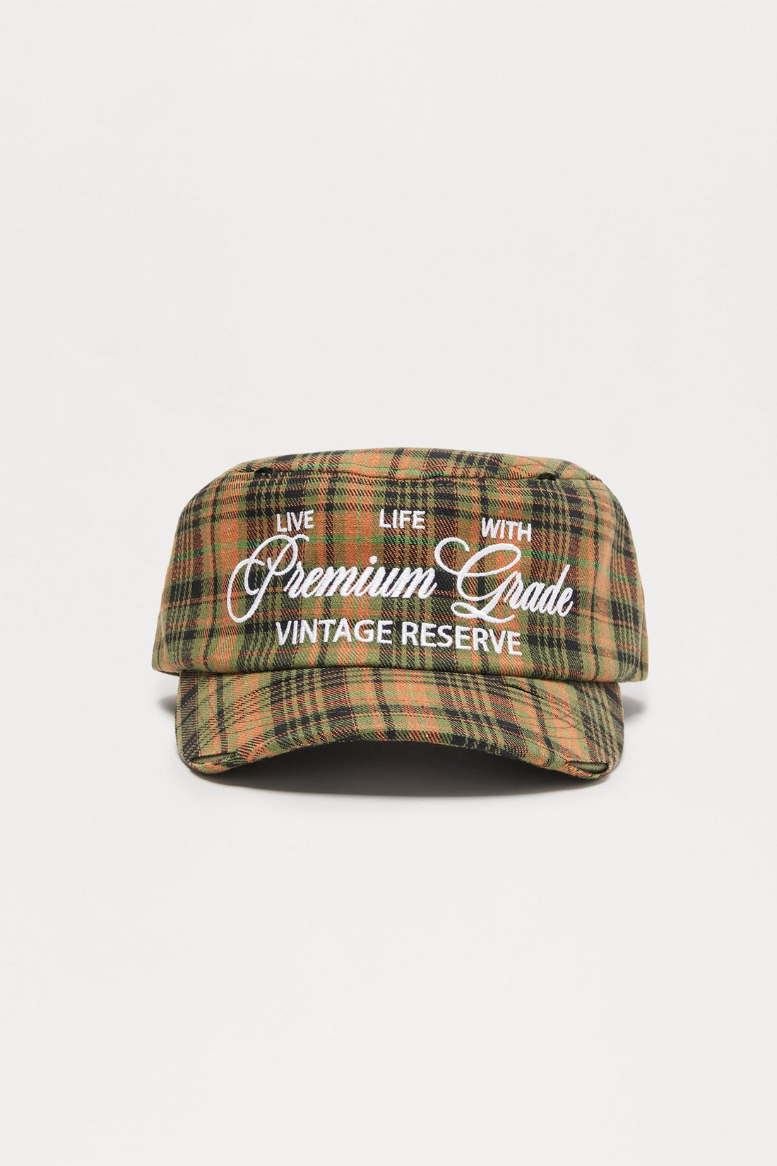 Premium Grade Flat Top Painters Snapback - Green/combo