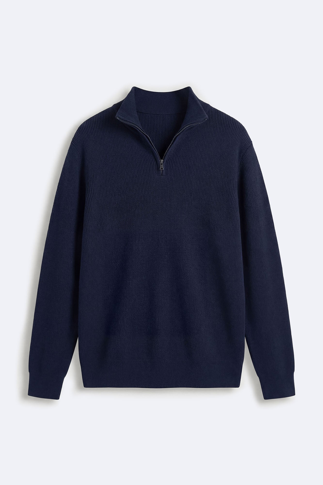 Shawn Quarter Zip Sweater - Navy