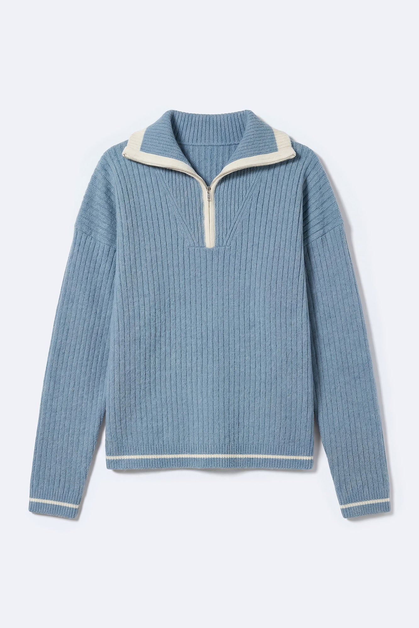 Social Project Quarter Zip - Blue