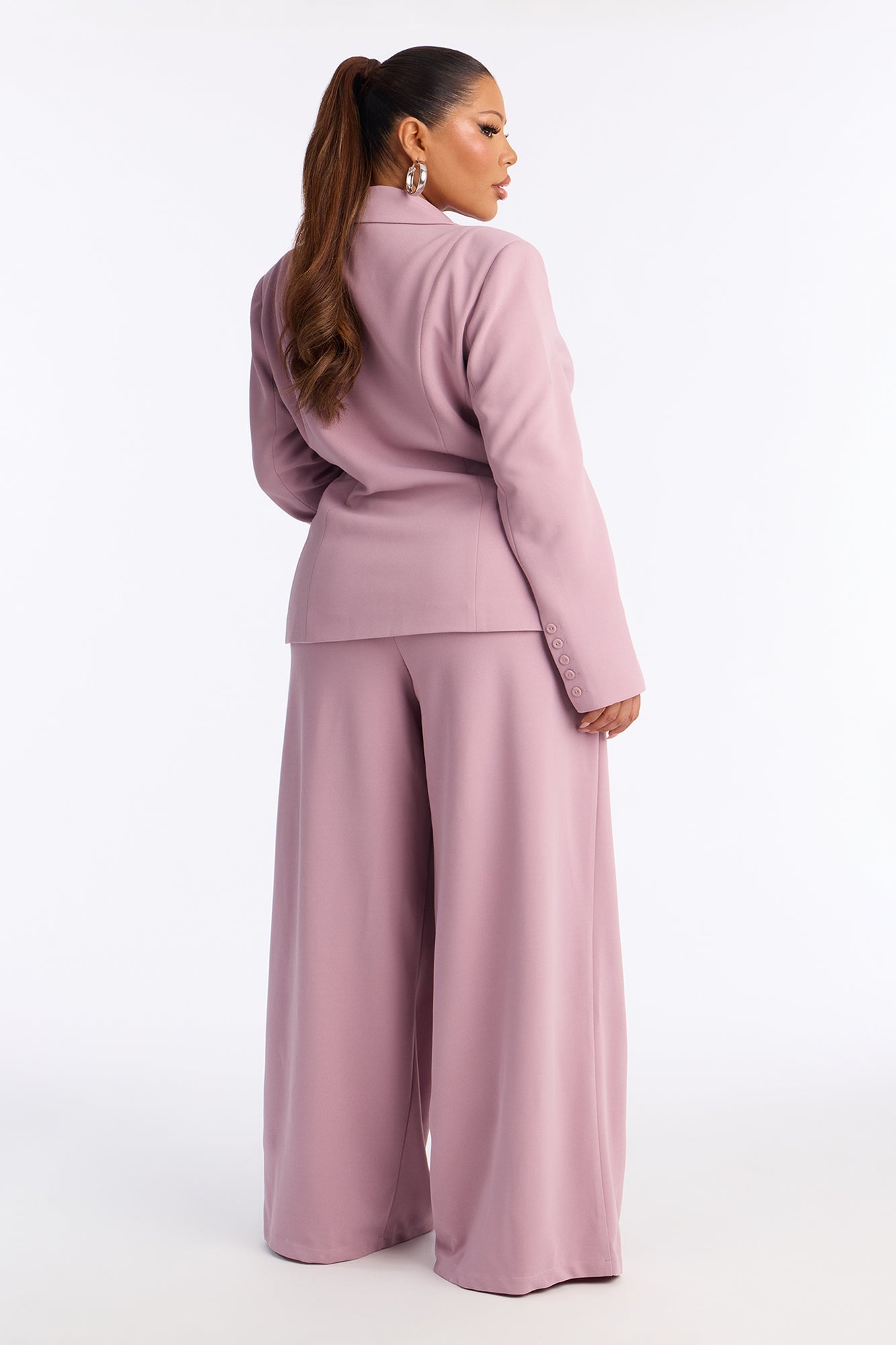Charlie Fitted Blazer - Violet