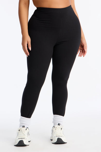 Quinn High Rise Everyday Cotton Legging 29″ - Black