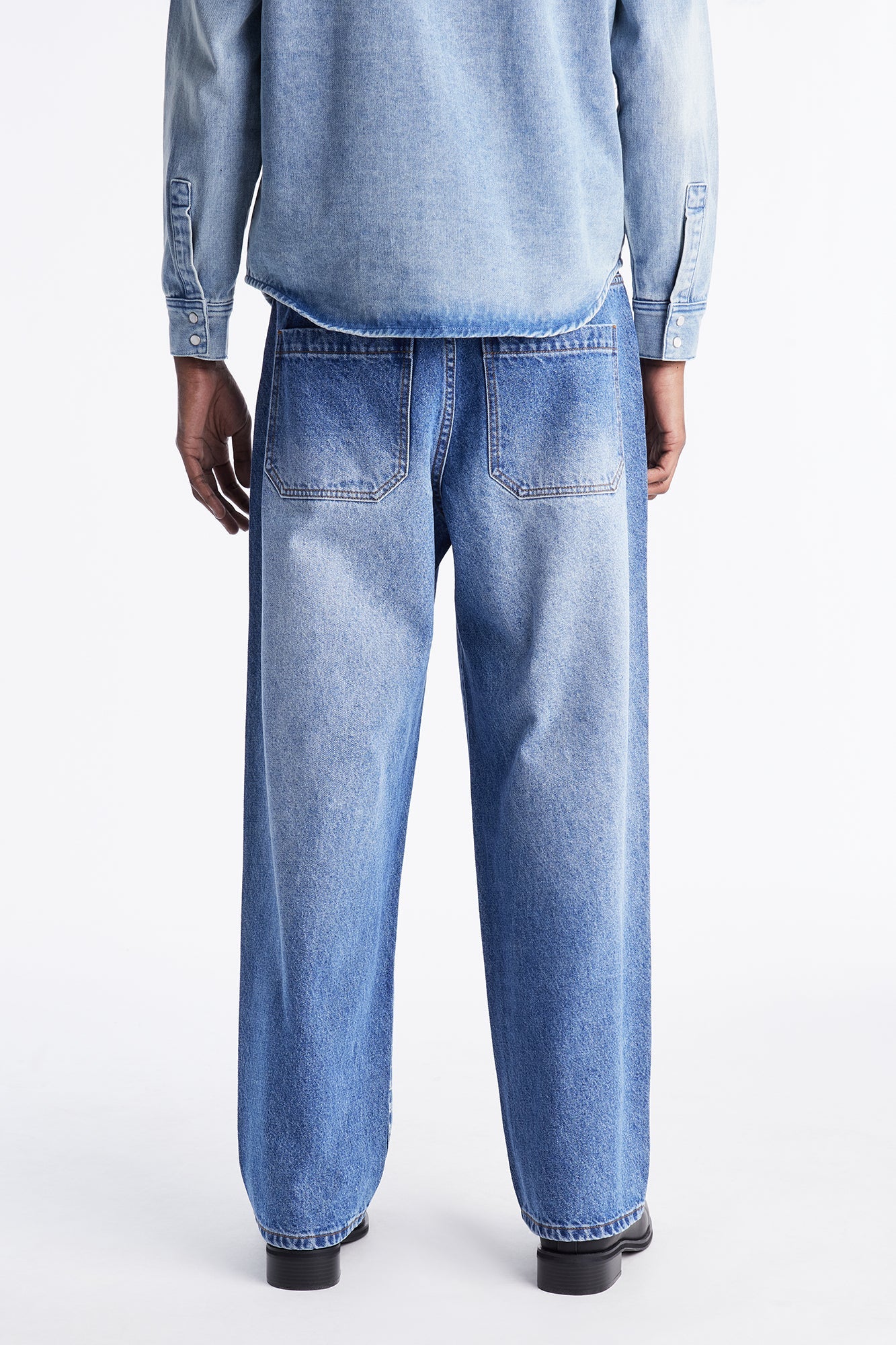 Baggy Roll Call City Jeweled Jean - Medium Wash