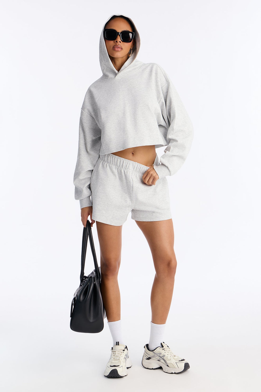 Kenya Sweatshirt Hoodie - Heather Grey