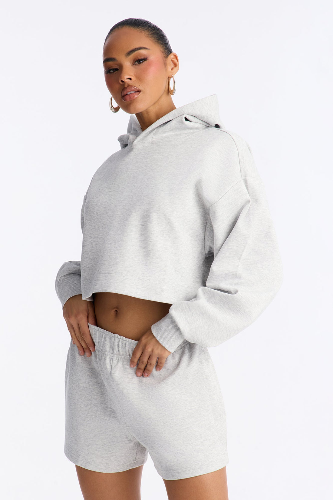 Kenya Sweatshirt Hoodie - Heather Grey