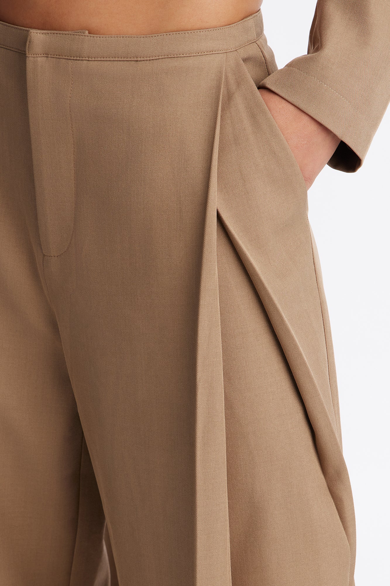 Claremont Wide Leg Trouser - Camel