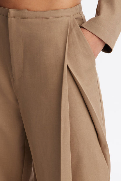 Claremont Wide Leg Trouser - Camel