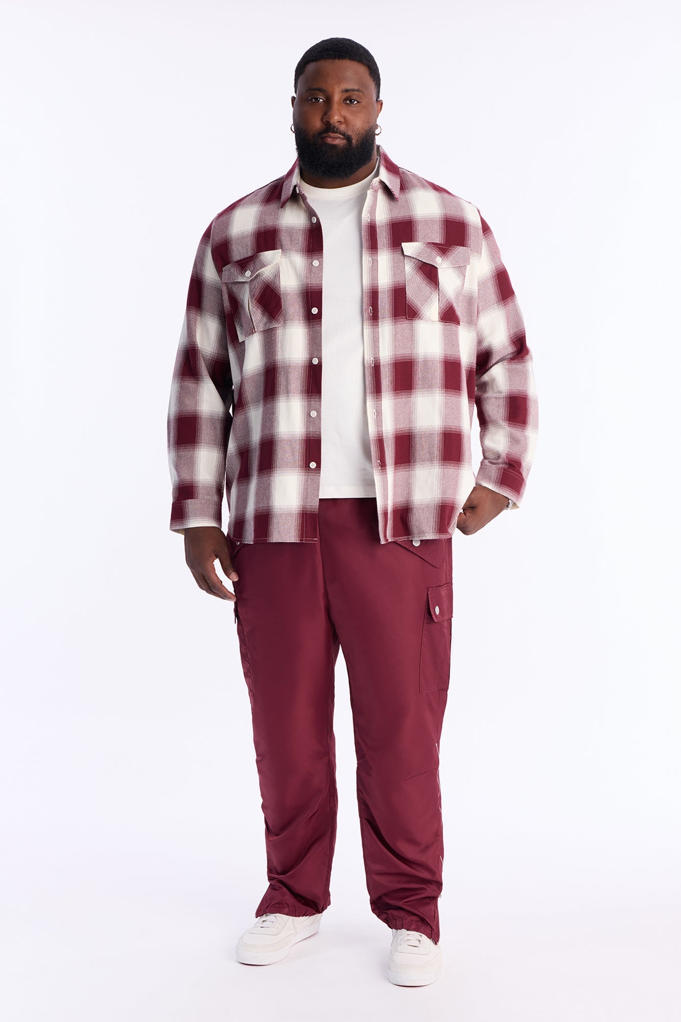 Slim Pocket Thesis Pant - Burgundy