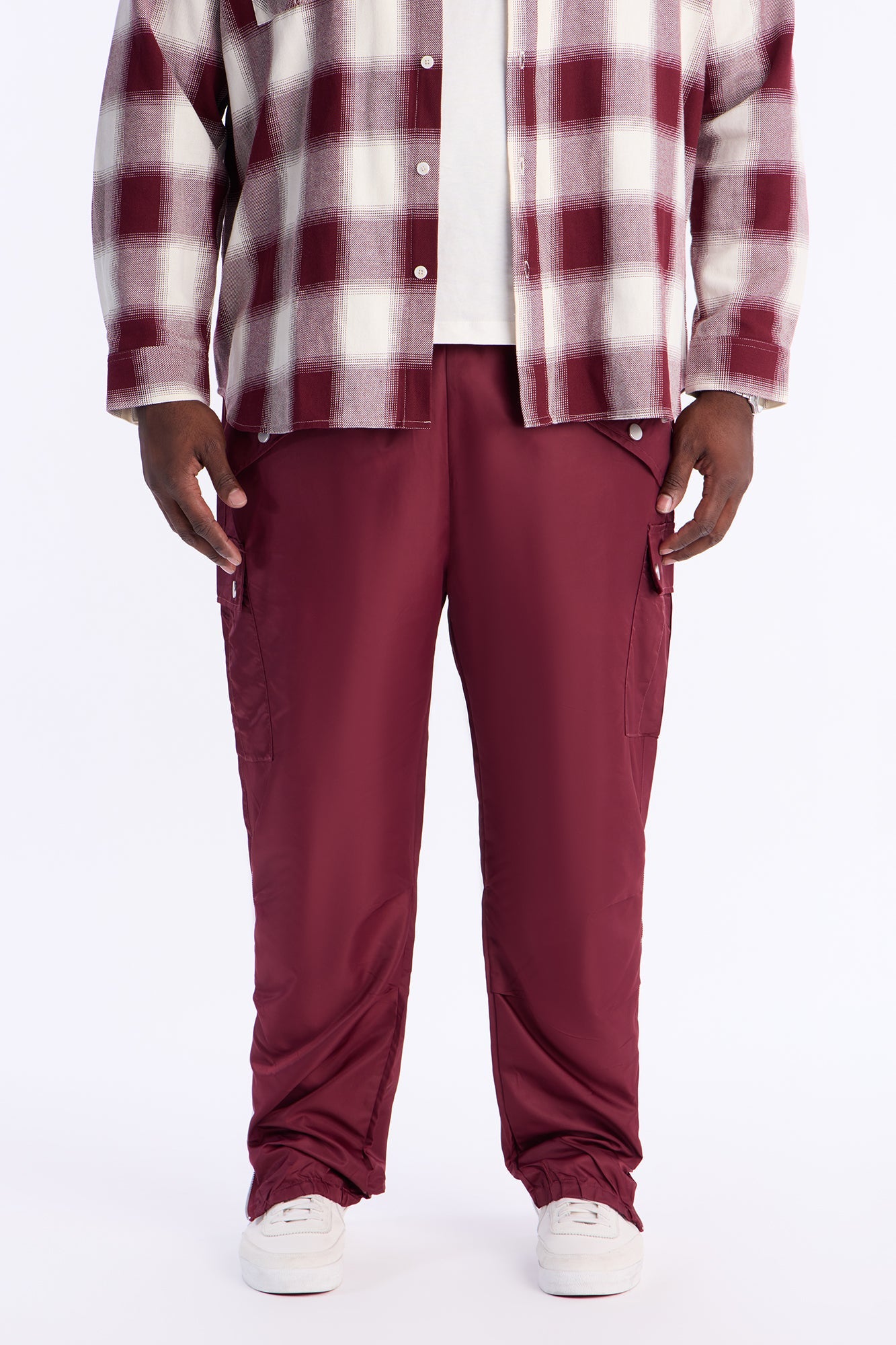 Slim Pocket Thesis Pant - Burgundy