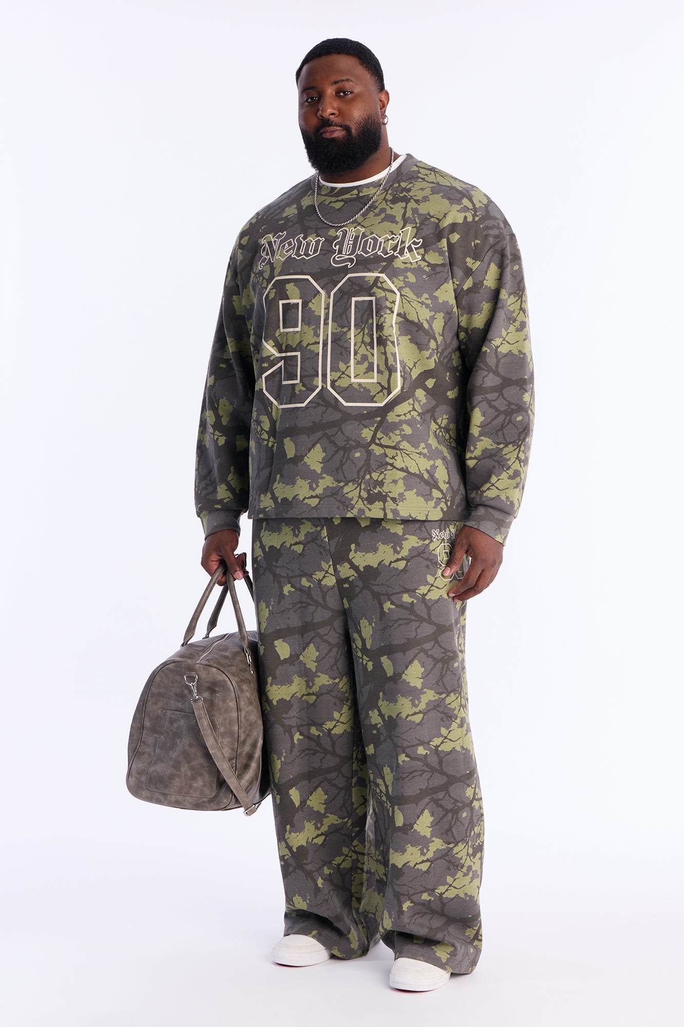 New York Camo Crew Neck Sweatshirt - Camouflage