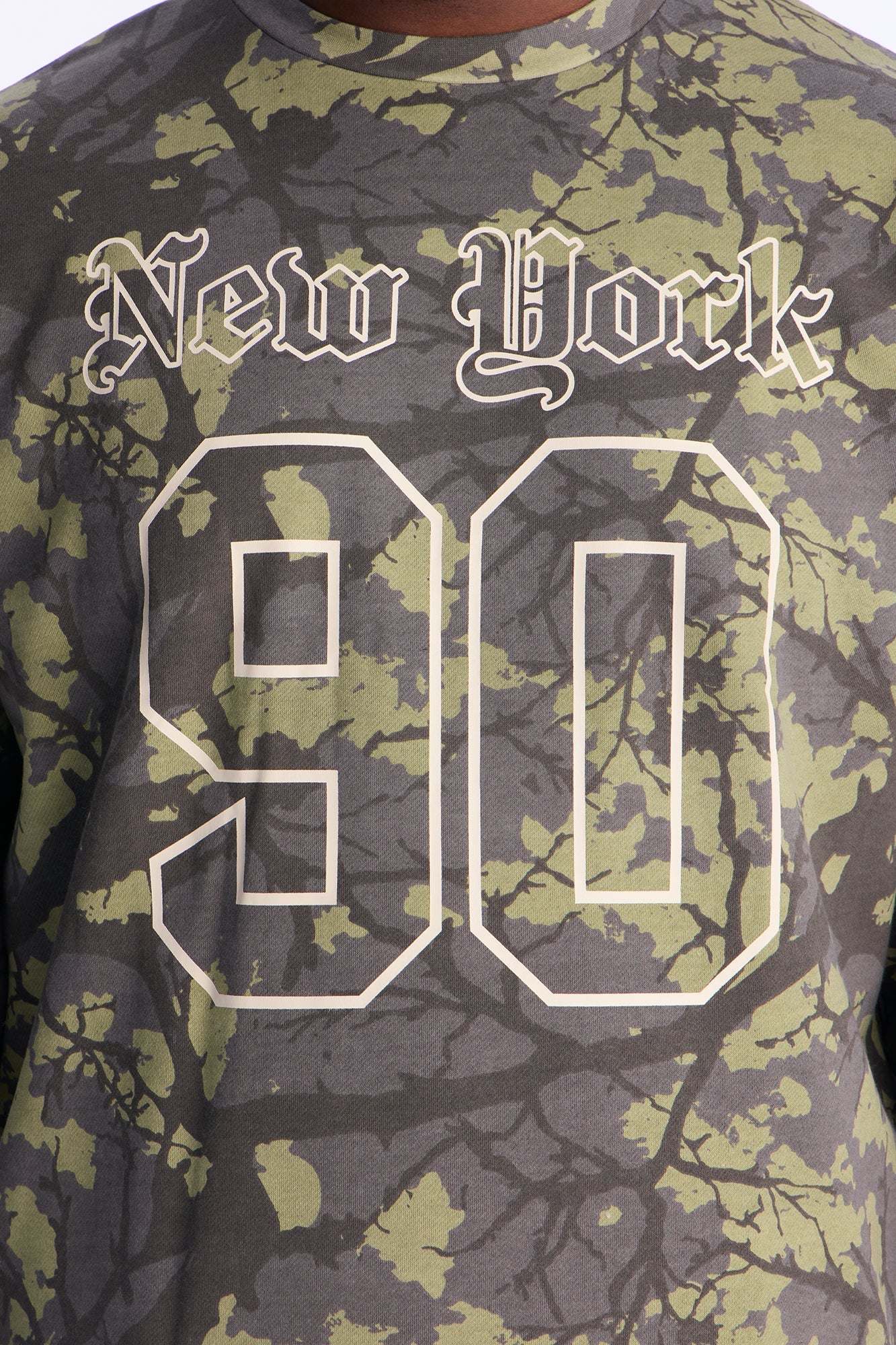 New York Camo Crew Neck Sweatshirt - Camouflage