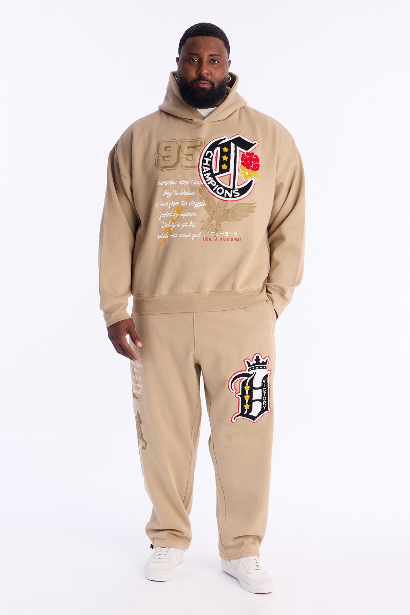 95 Champion Victory Sweatpants - Khaki