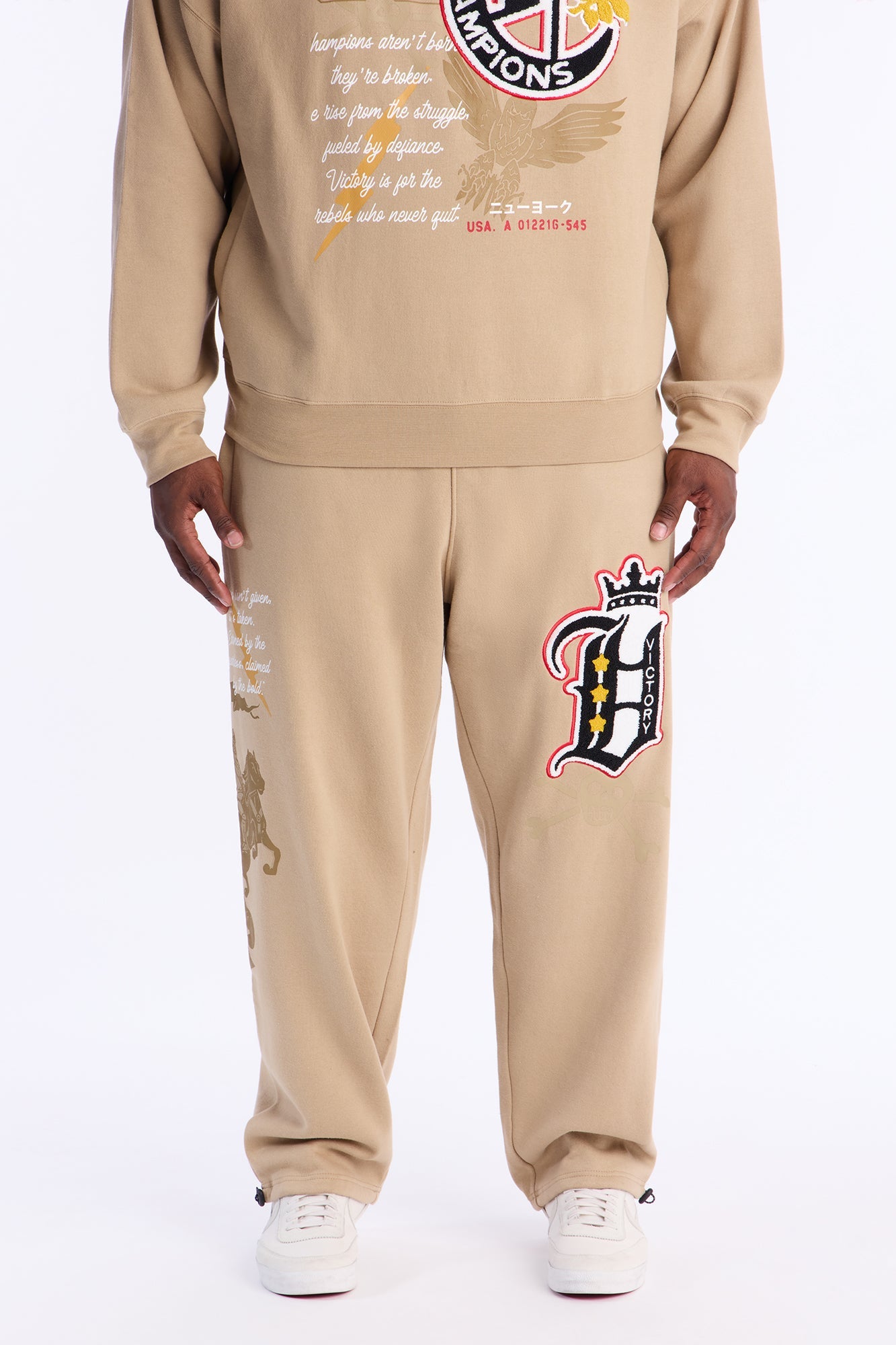 95 Champion Victory Sweatpants - Khaki