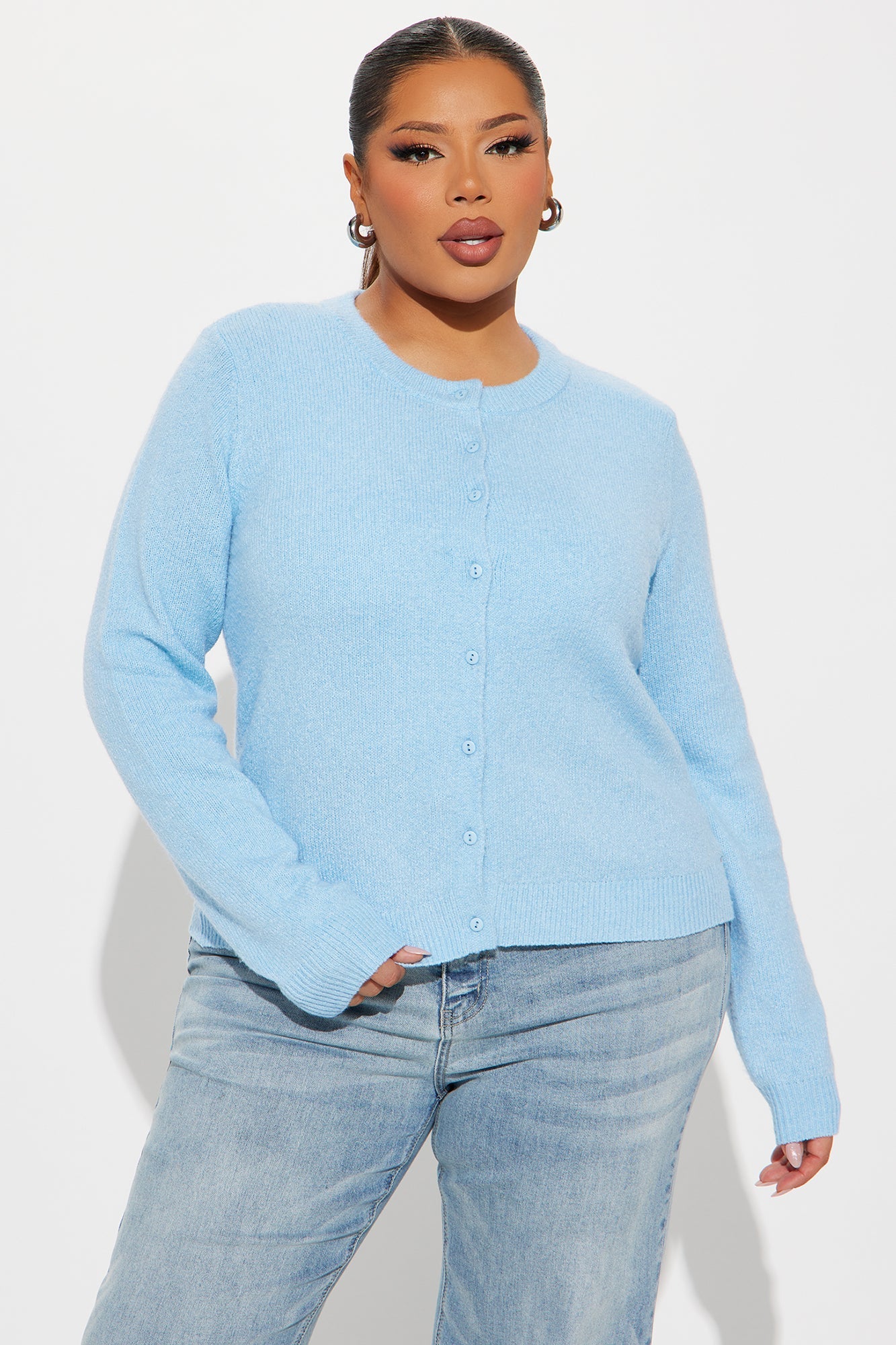 Simple Life Cardigan - Blue