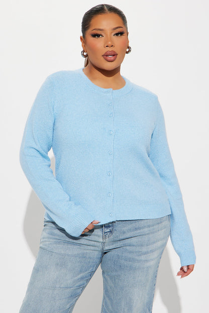 Simple Life Cardigan - Blue