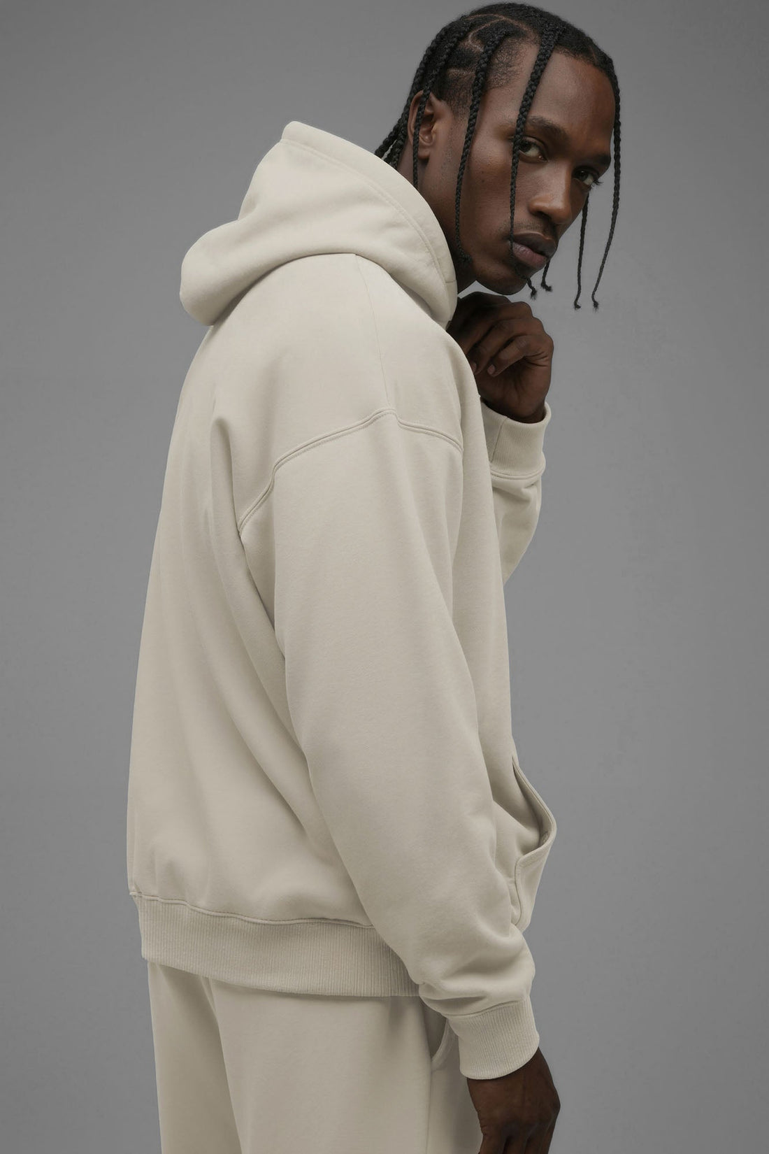 410 Oversized Hoodie - Cream