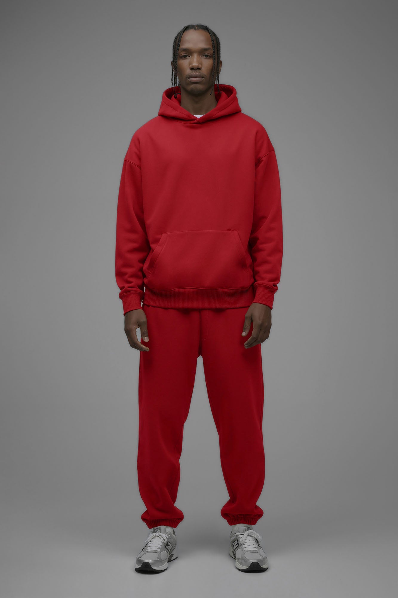 410 Oversized Hoodie - Red