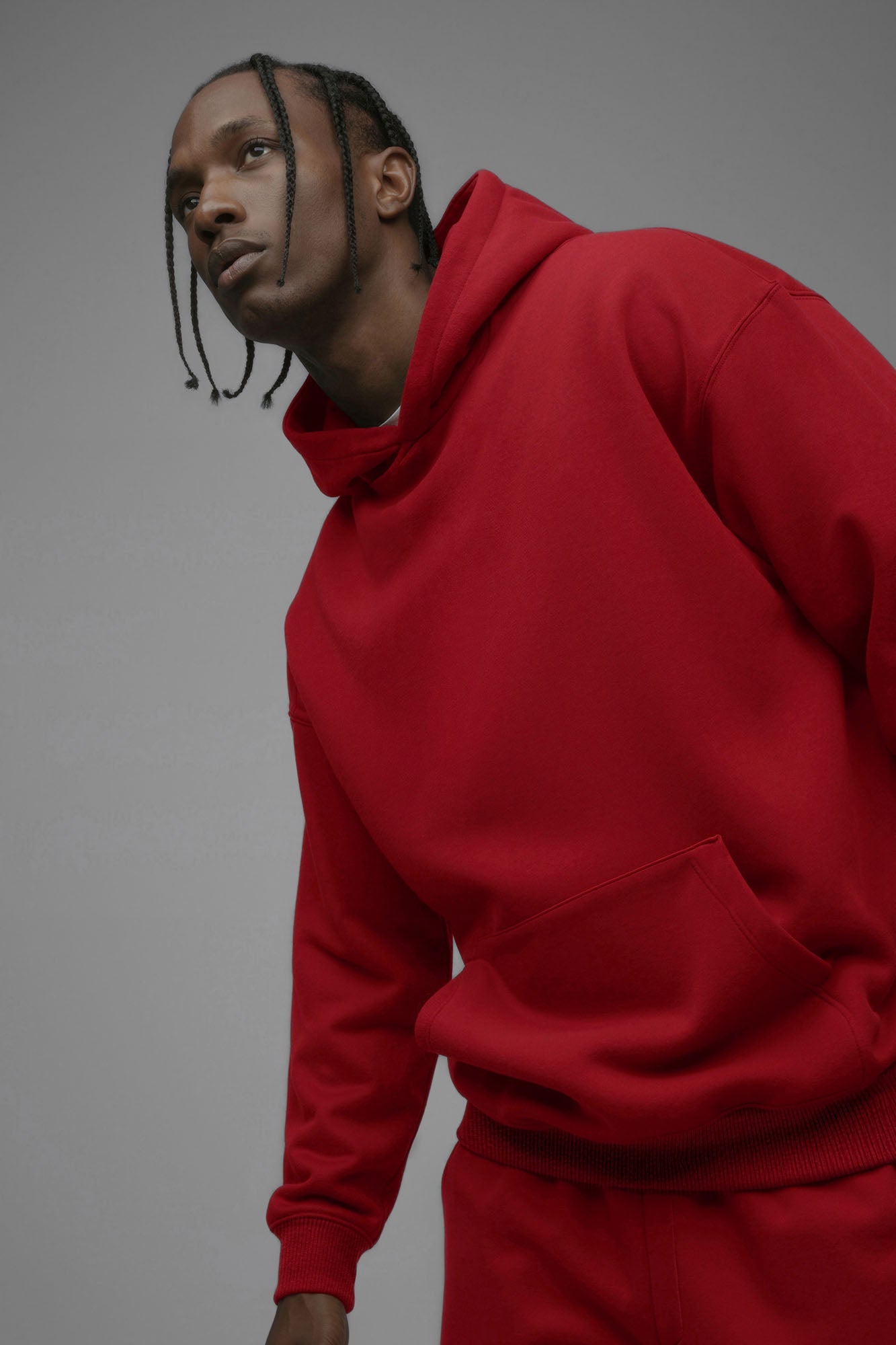 410 Oversized Hoodie - Red