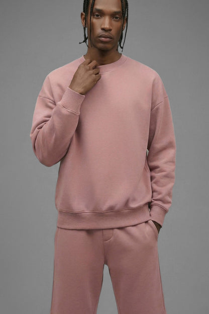 410 Oversized Crewneck - Pink