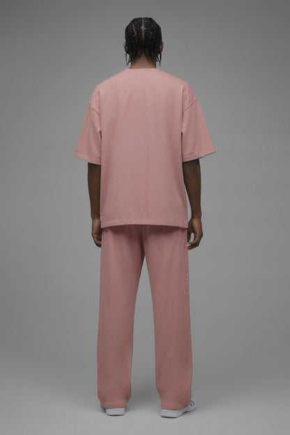410 Oversized Fleece Tee - Pink