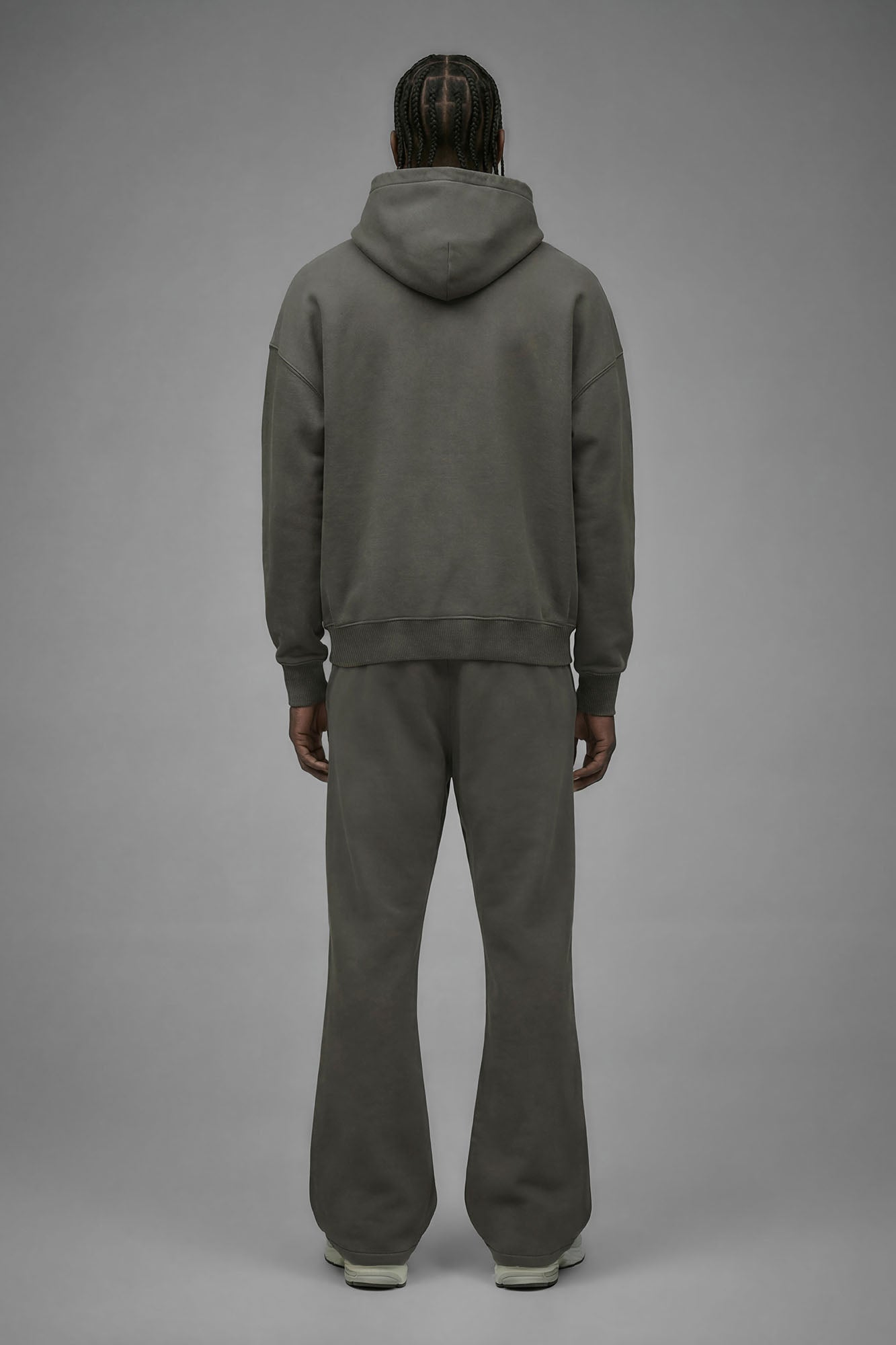 410 Slim Flare Sweatpants - Moss Grey