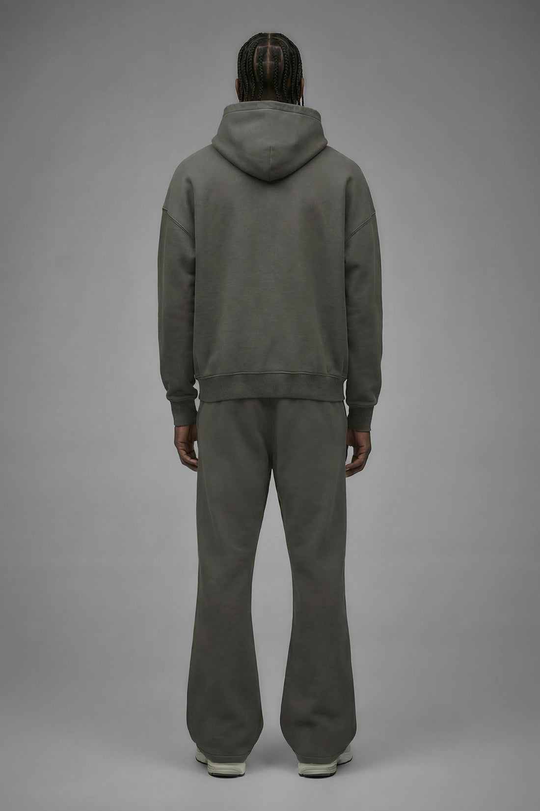 410 Slim Flare Sweatpants - Moss Grey