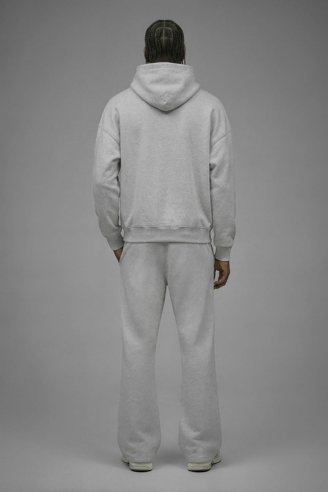 410 Slim Flare Sweatpants - Heather Grey