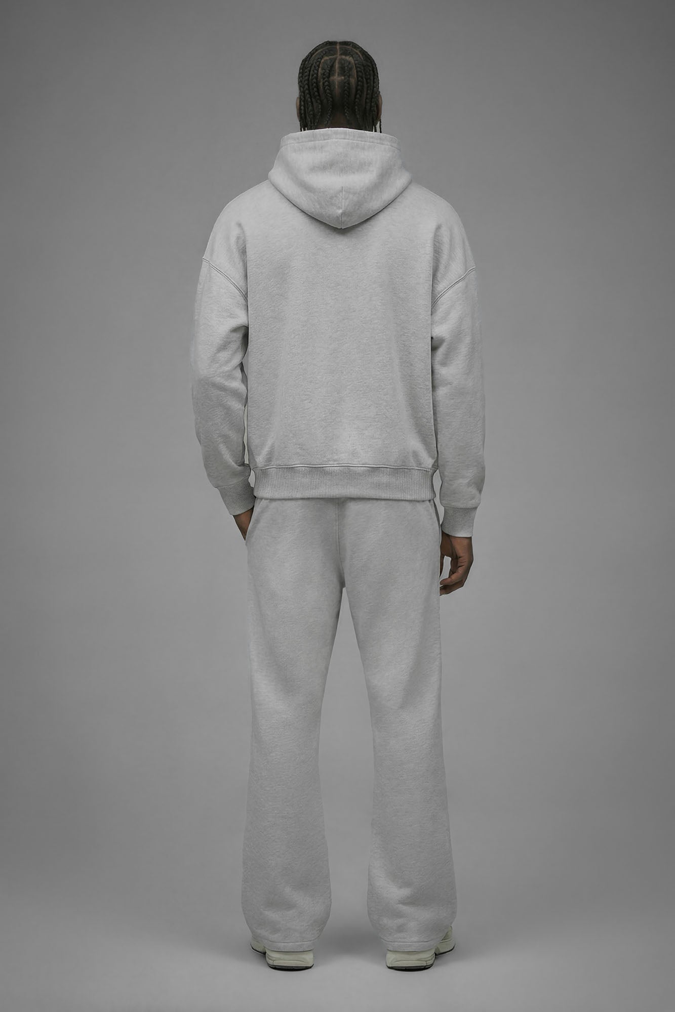 410 Slim Flare Sweatpants - Heather Grey