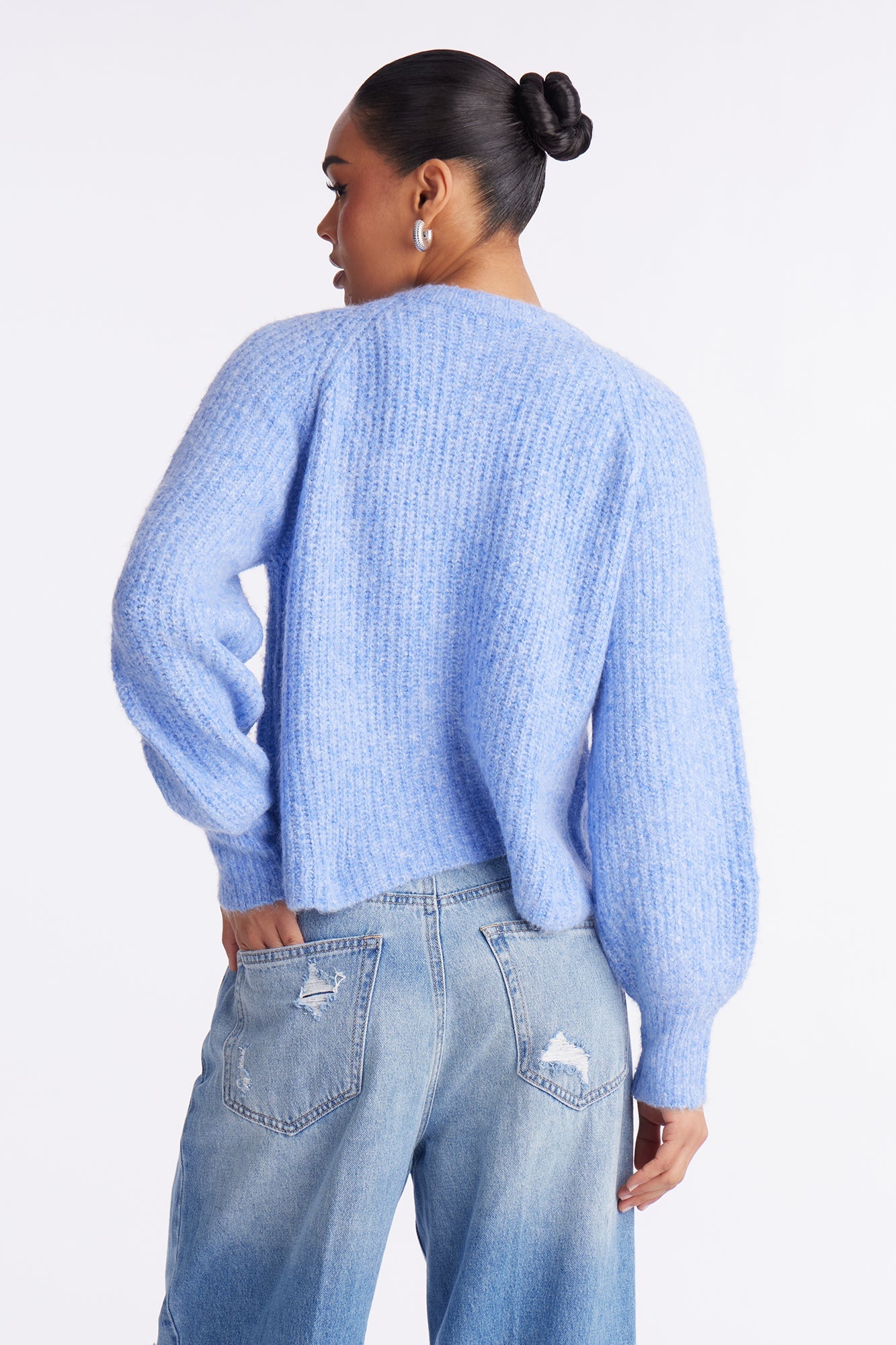 Weekend Getaway Cardigan - Periwinkle