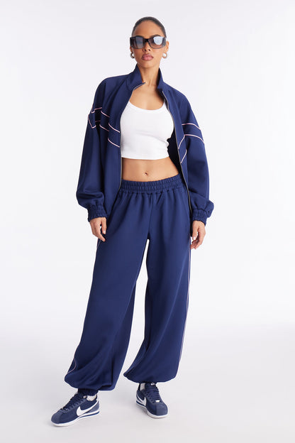 Track Record Pant Set - Navy