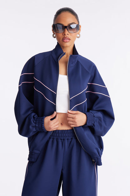 Track Record Pant Set - Navy