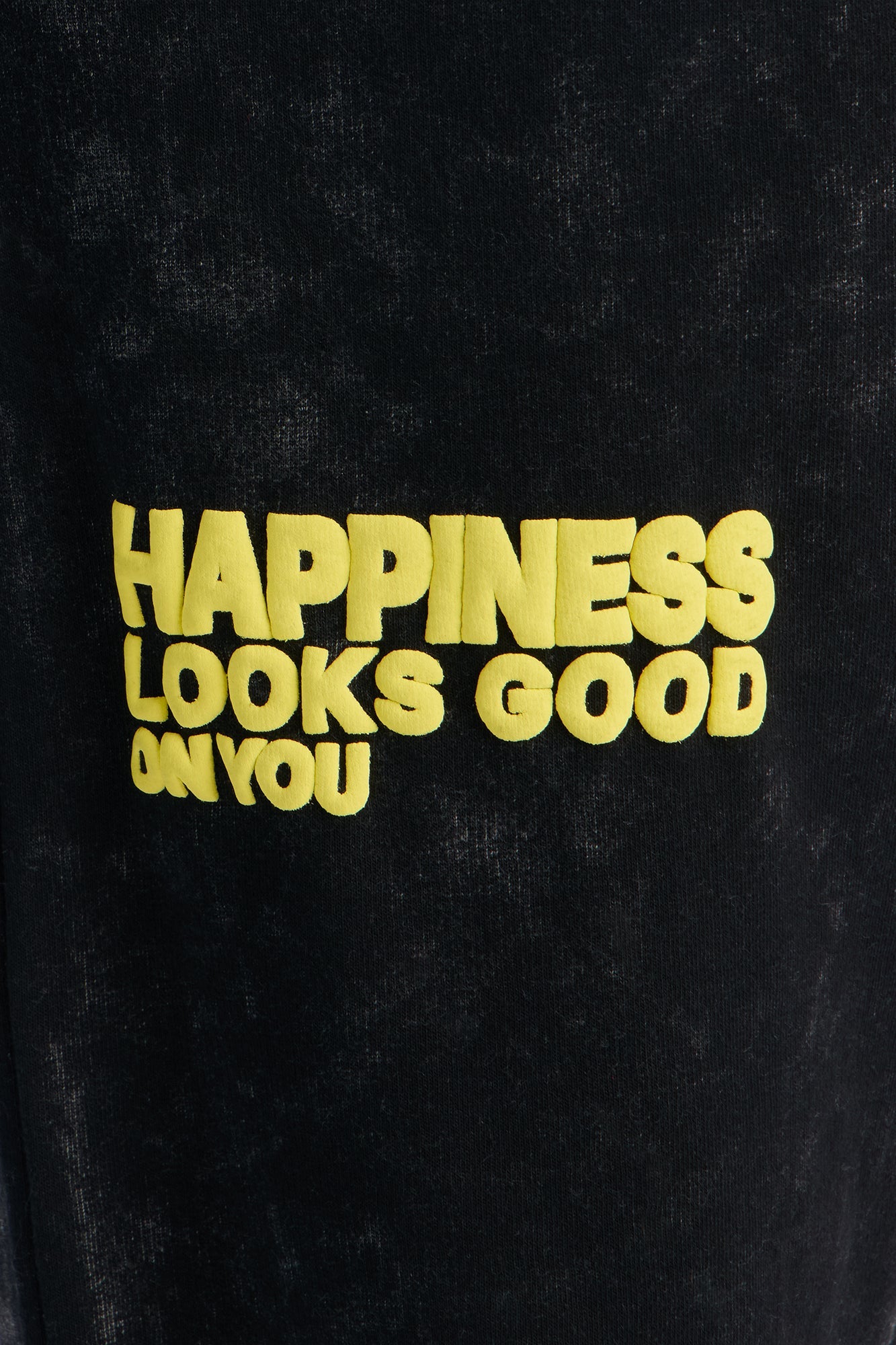 Happiness Looks Good On You Fleece Pant Set - Black