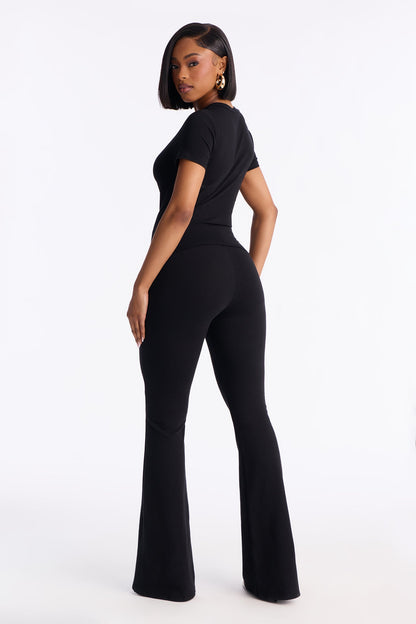 Your Sweetheart Pant Set - Black