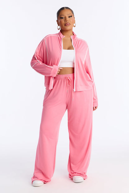 All Or Nothing Lounge Pant - Bubblegum Pink