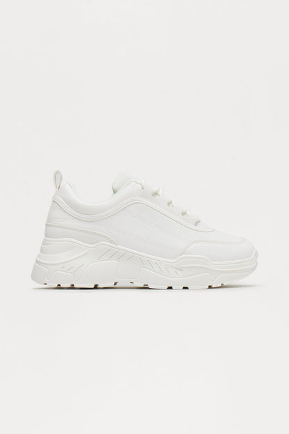 Dawnie Platform Sneakers - White