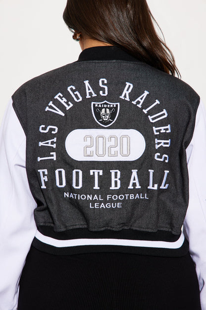 Raiders Home Game Jacket - Black Wash