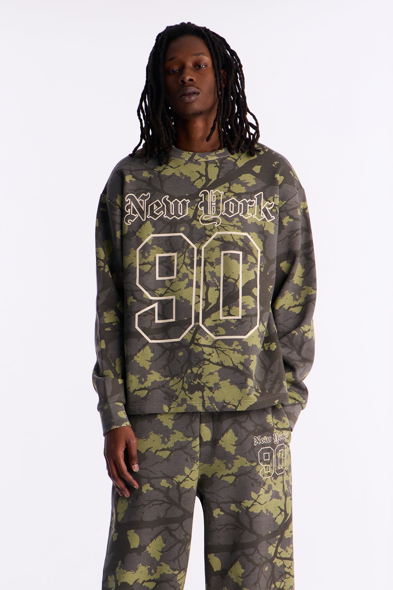 New York Camo Crew Neck Sweatshirt - Camouflage