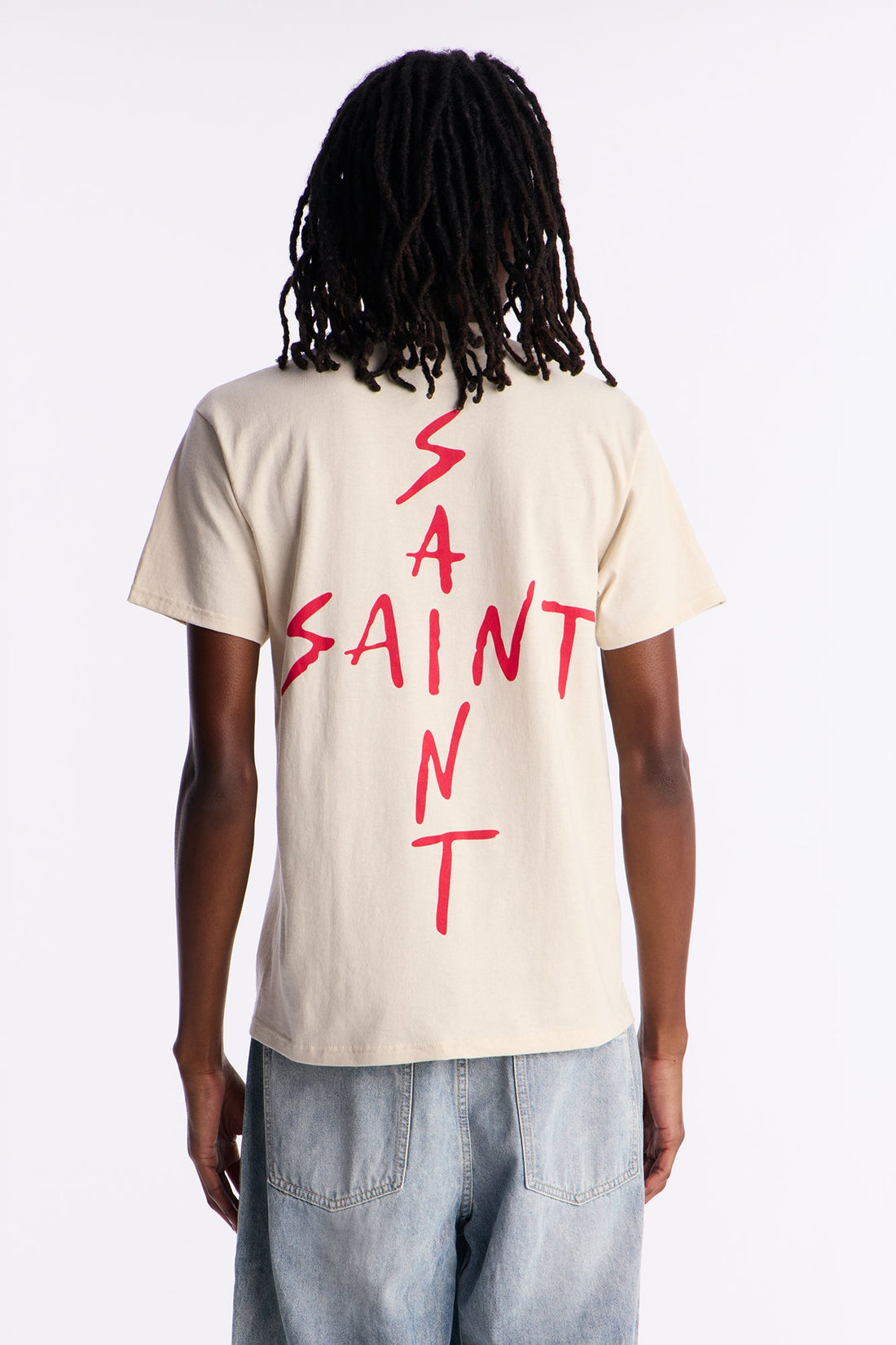 Cross Saint Short Sleeve Tee - Cream