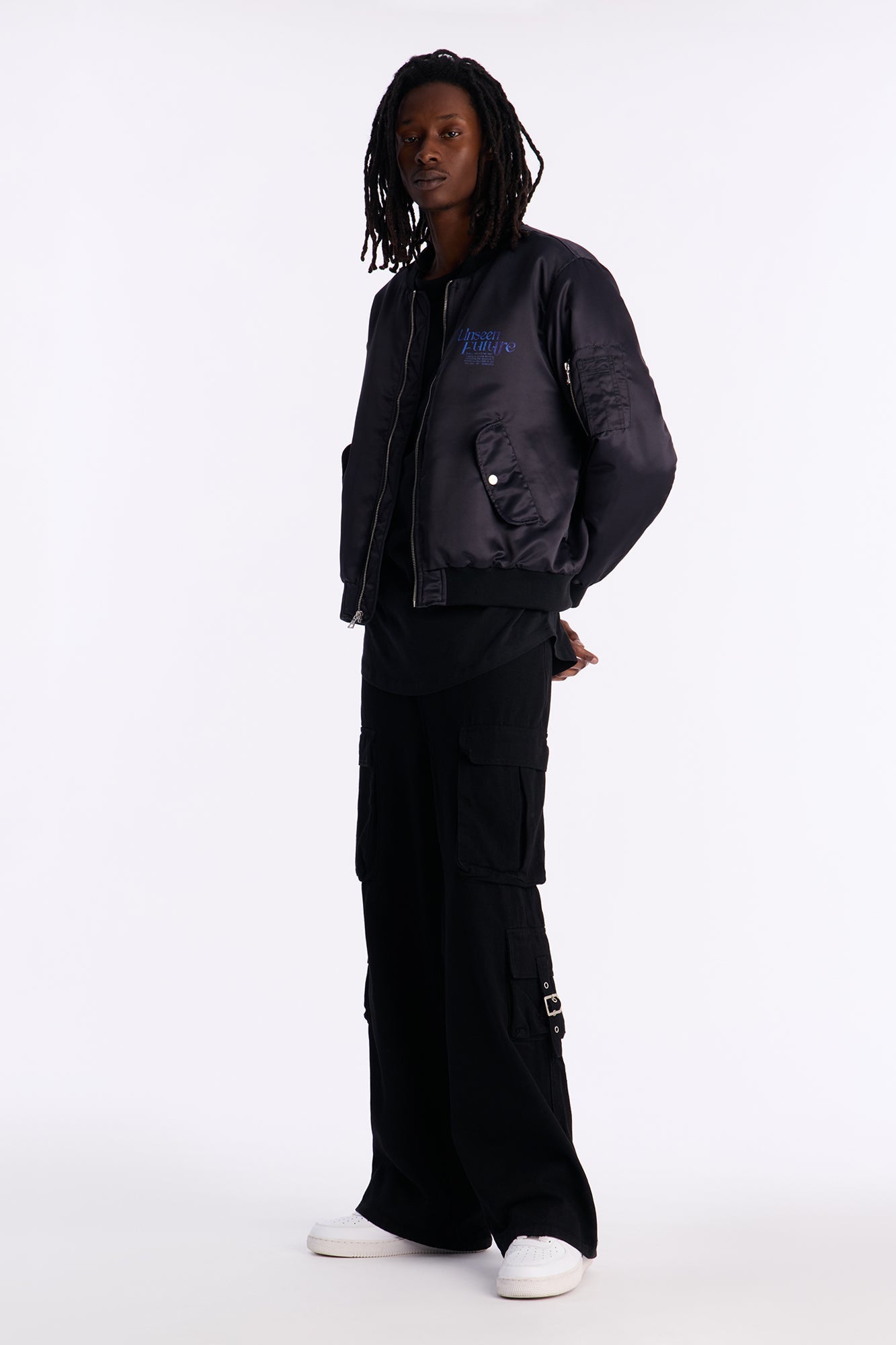Retrofuture Street Bomber Jacket - Black