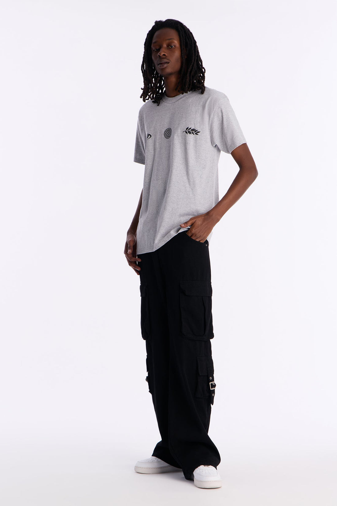 GOAT Forever Worldwide Short Sleeve Tee - Heather Grey