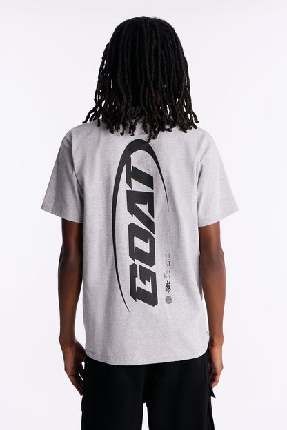 GOAT Forever Worldwide Short Sleeve Tee - Heather Grey