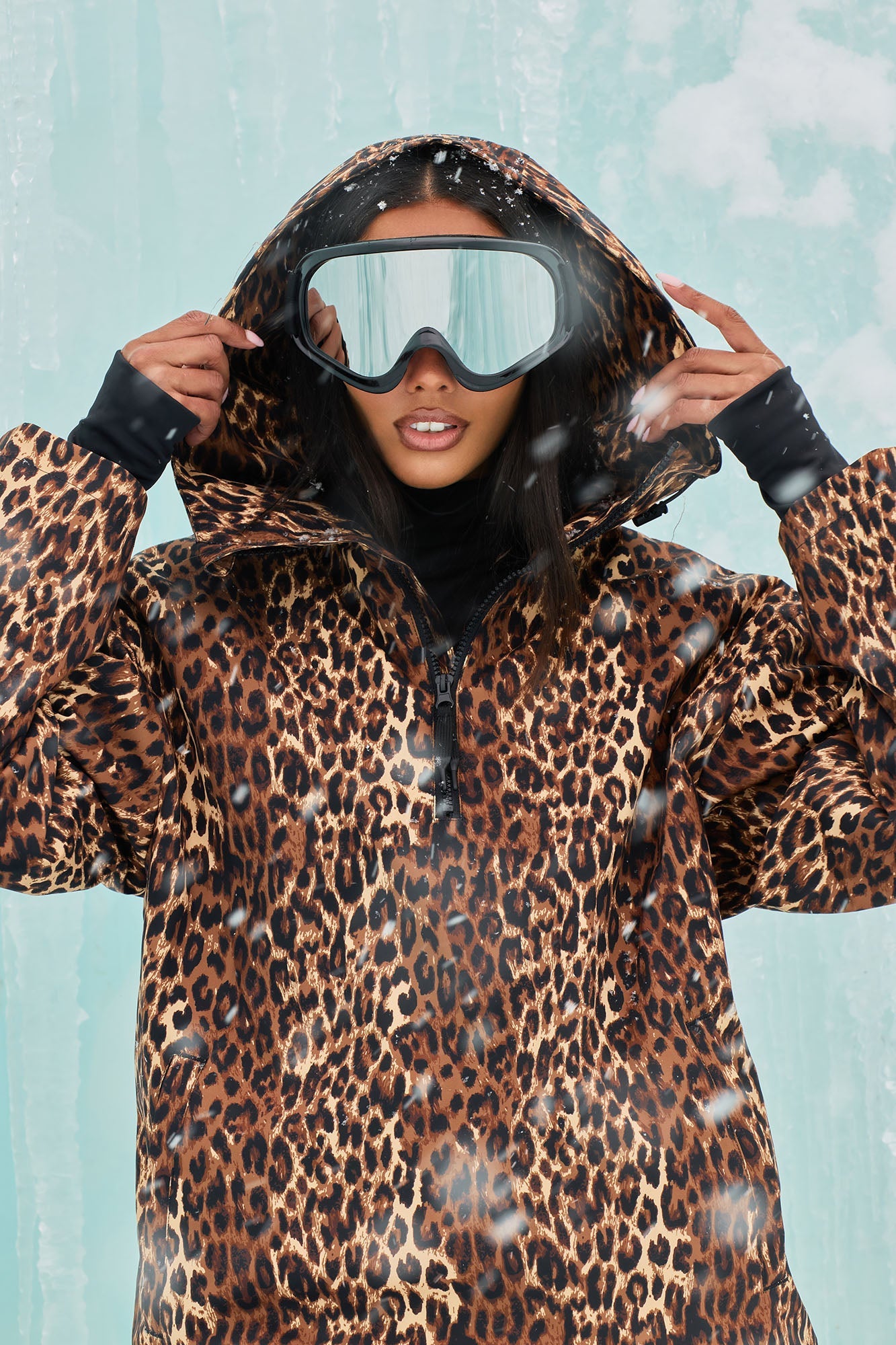 Snow Much Fun Snowboard Jacket - Leopard