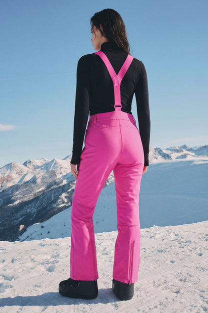 Hit The Summit Ski Overall Pants - Fuchsia