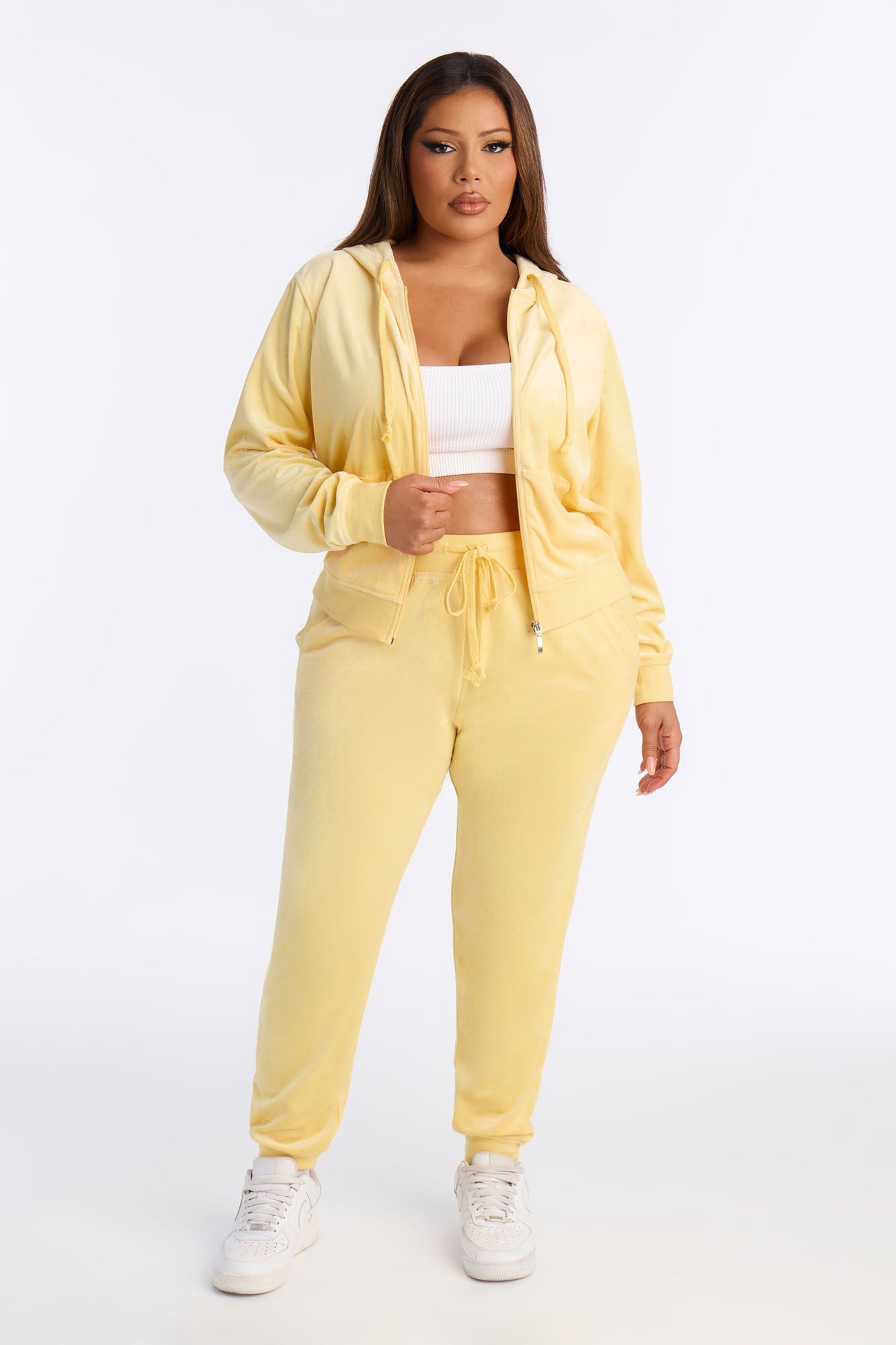 The Original Trendsetter Velour Set - Yellow