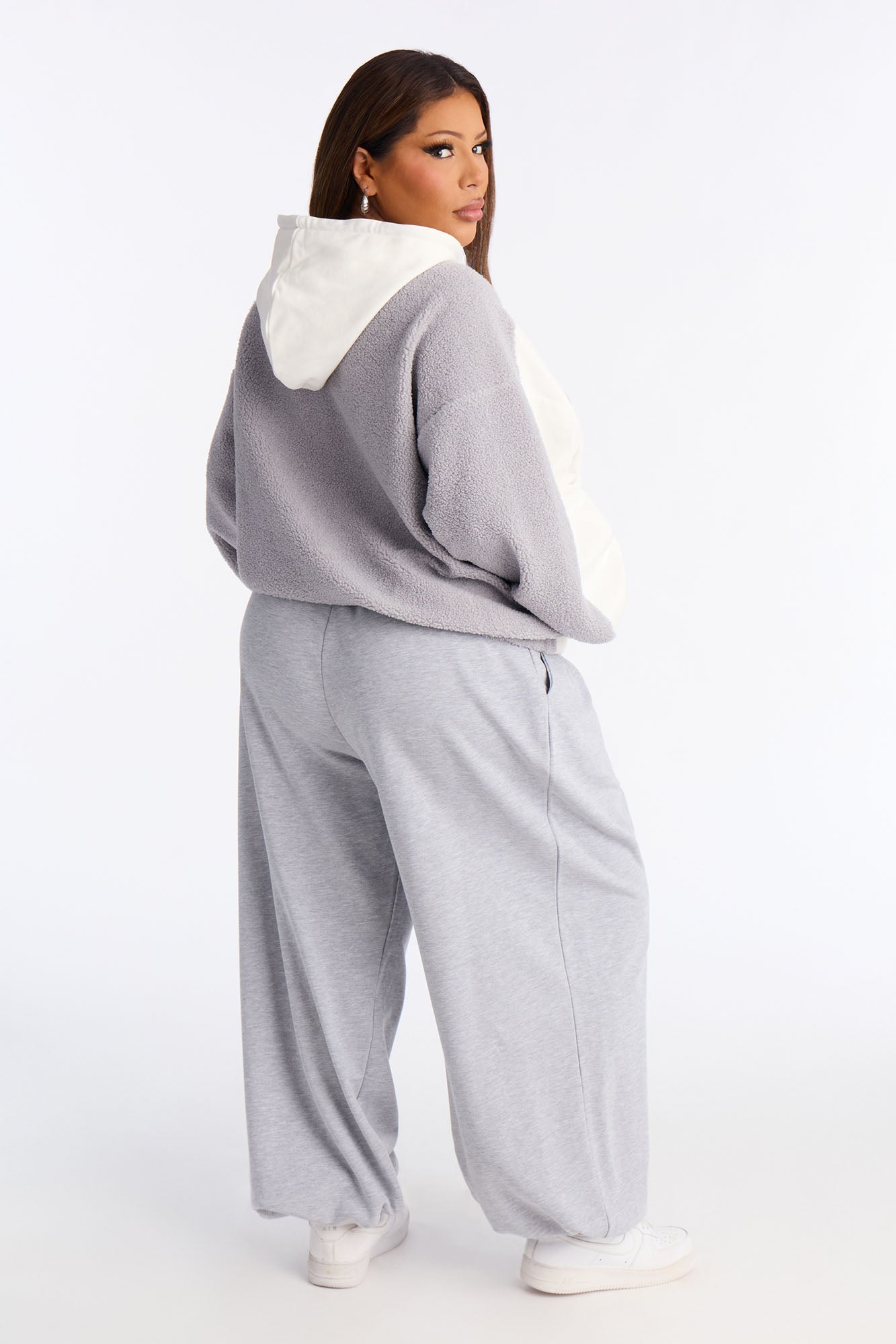 Unwind Mode Pant Set - Grey/combo