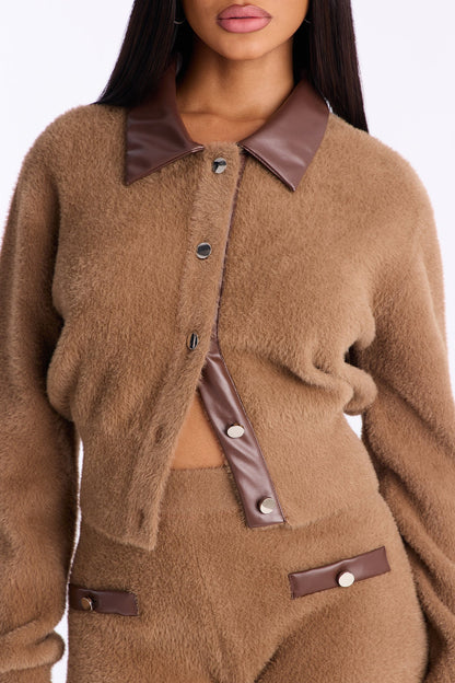Danielle Sweater Pant Set - Taupe