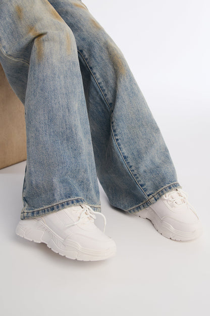 Dawnie Platform Sneakers - White