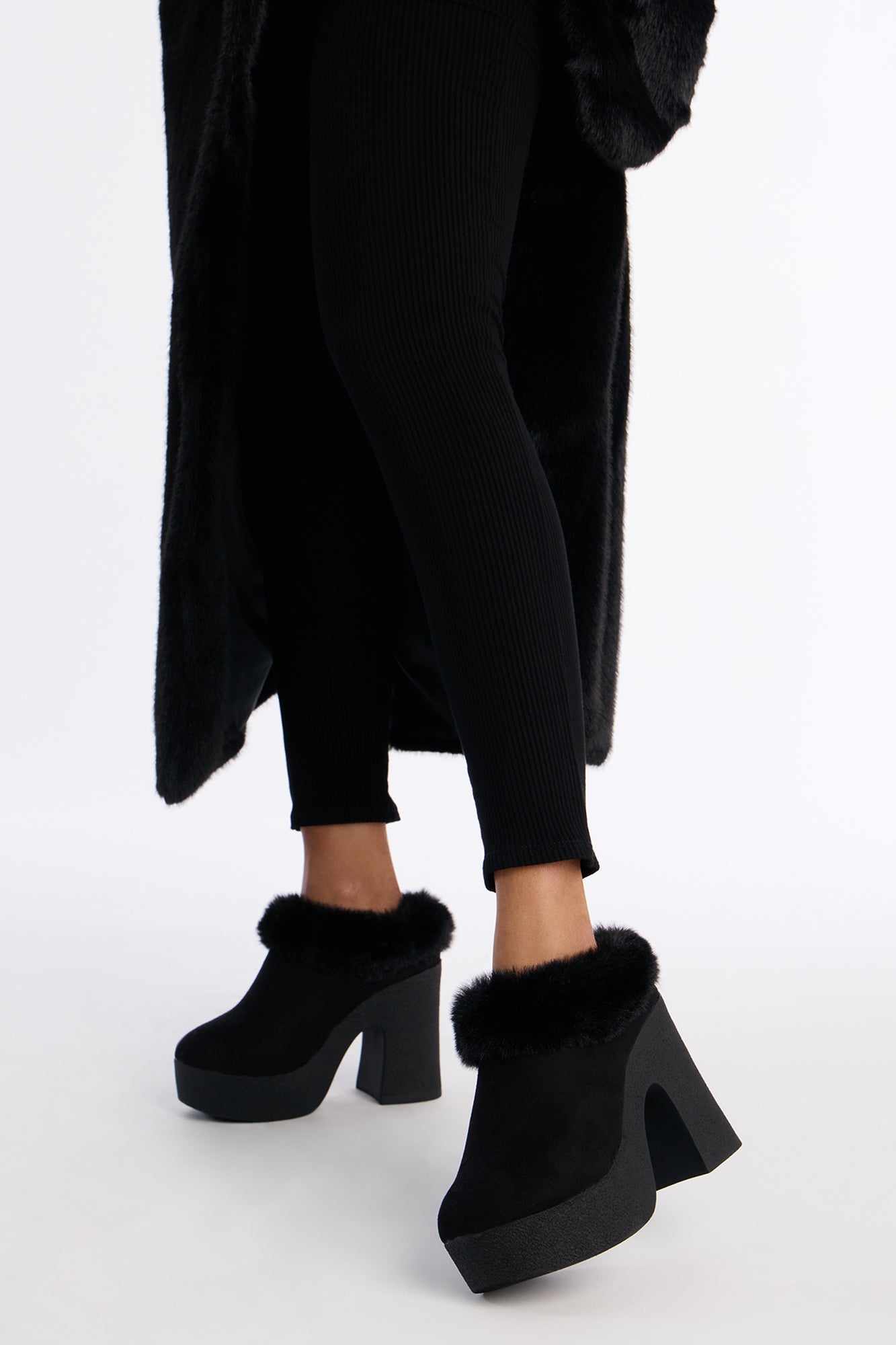 Let Me Find Out Heeled Booties - Black
