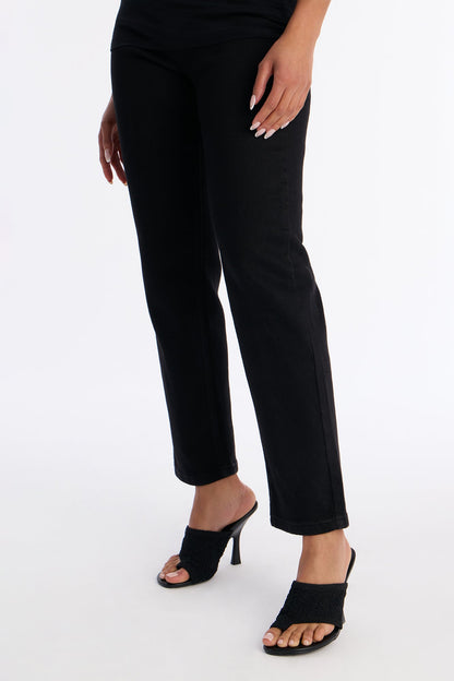 Kite Crochet Toe Ring Heels - Black