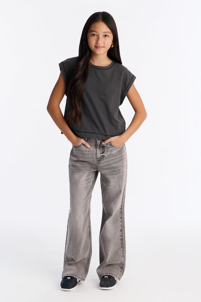 Mini True Exception Crew Neck Tee - Black