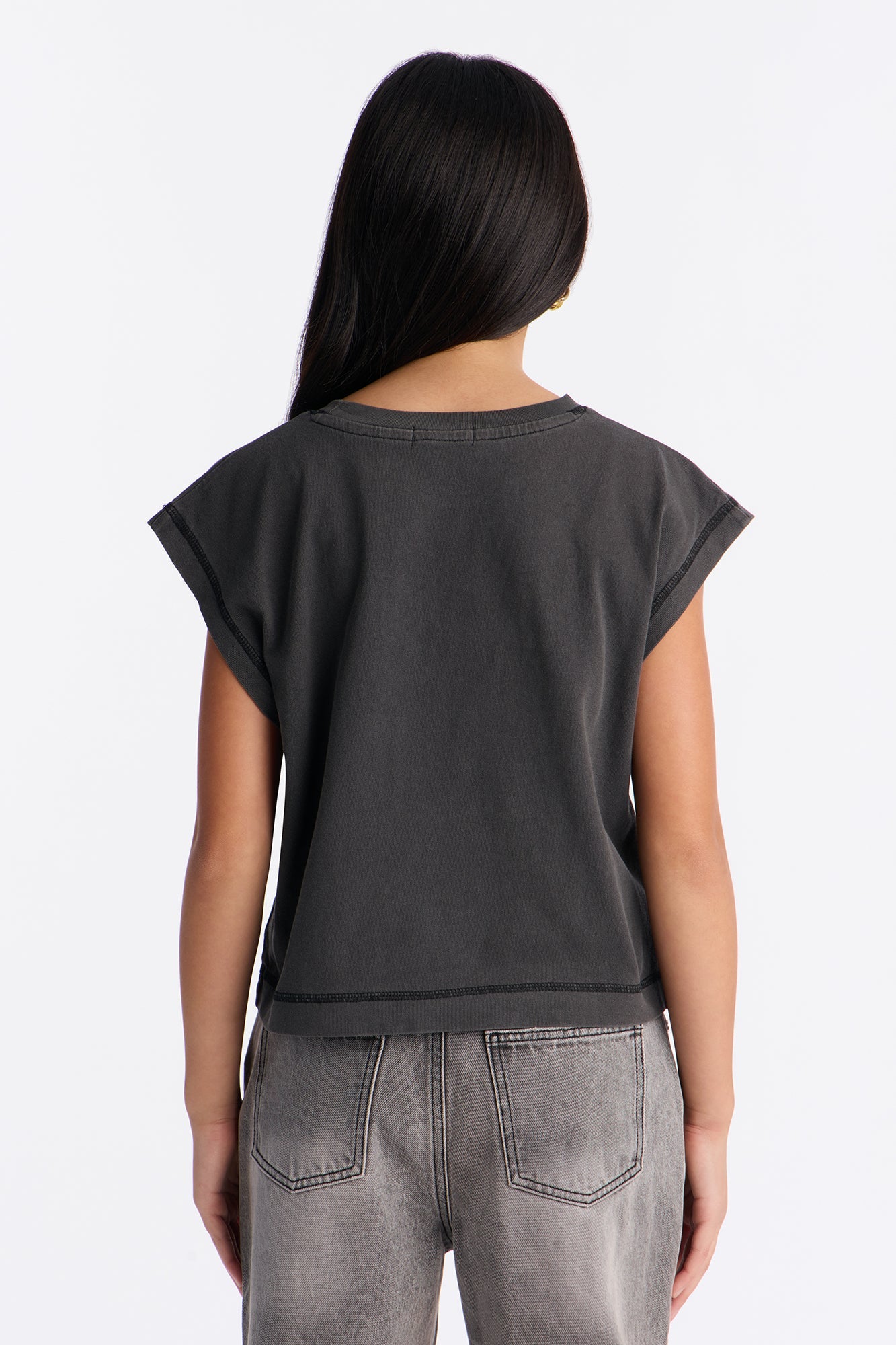 Mini True Exception Crew Neck Tee - Black